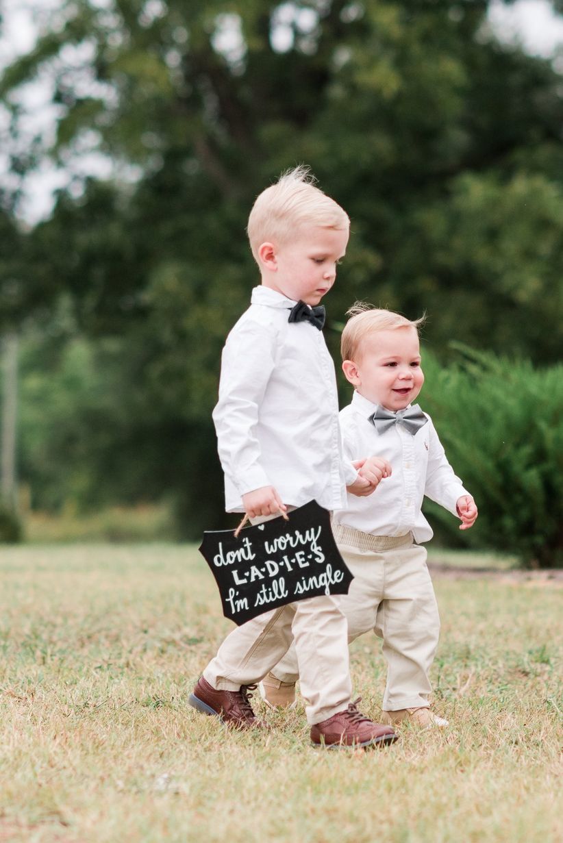 ring bearers sign 
