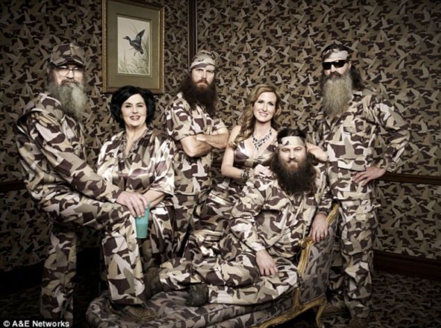 Uncertain future: Duck Dynasty (the cast is pictured) has seen lower ratings since the tirade last year