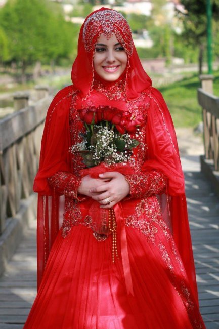 Популярный свадебный наряд турчанок
