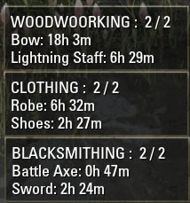 Crafting Research Timers